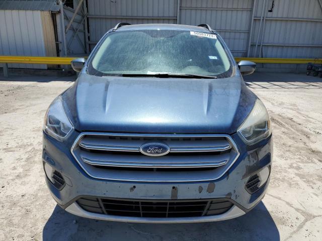 1FMCU0HD2JUA09376 - 2018 FORD ESCAPE SEL BLUE photo 5