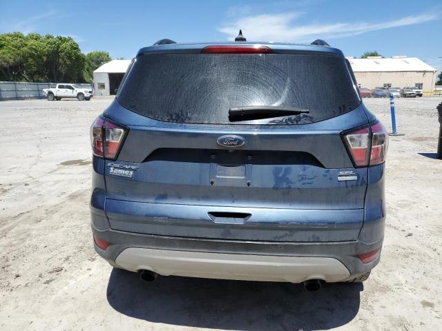 1FMCU0HD2JUA09376 - 2018 FORD ESCAPE SEL BLUE photo 6