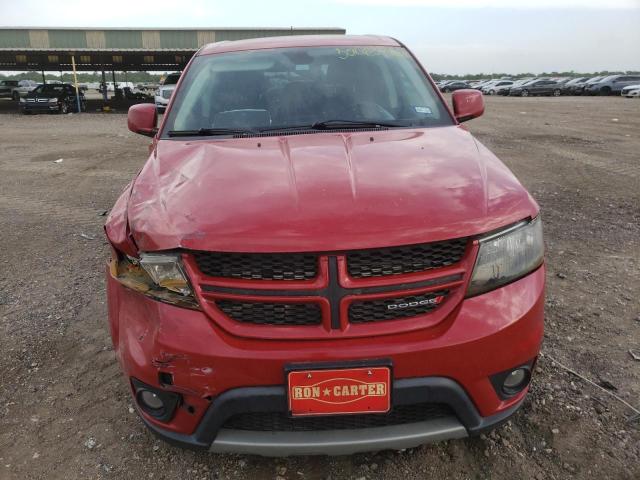 3C4PDCEG1KT700674 - 2019 DODGE JOURNEY GT RED photo 5