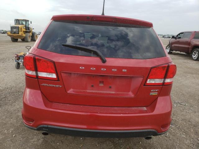 3C4PDCEG1KT700674 - 2019 DODGE JOURNEY GT RED photo 6