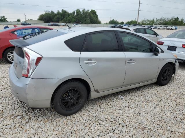 JTDKN3DU2D5641152 - 2013 TOYOTA PRIUS SILVER photo 3