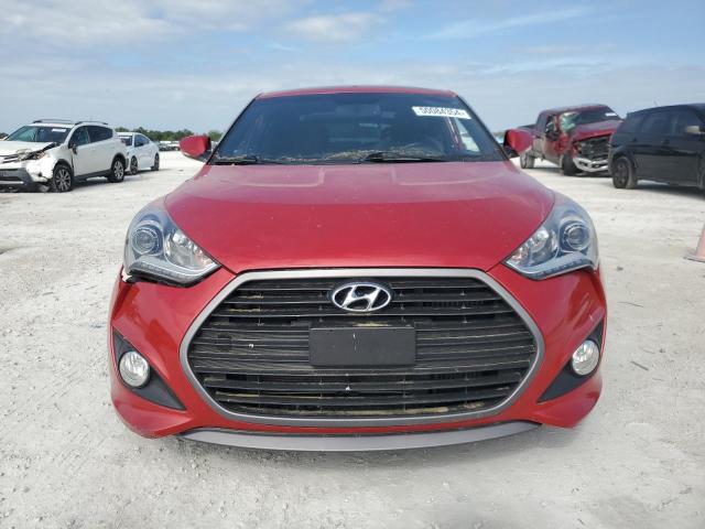 KMHTC6AE7GU250089 - 2016 HYUNDAI VELOSTER TURBO RED photo 5