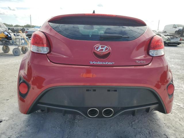 KMHTC6AE7GU250089 - 2016 HYUNDAI VELOSTER TURBO RED photo 6