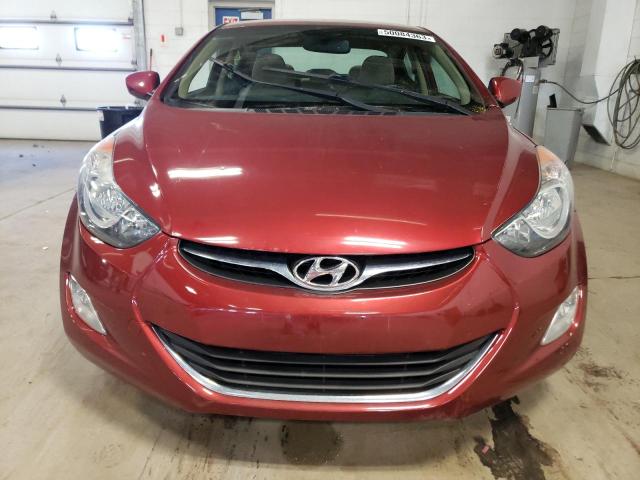 5NPDH4AE1DH337877 - 2013 HYUNDAI ELANTRA GLS RED photo 5