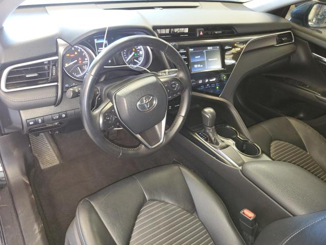 4T1B11HK4JU584975 - 2018 TOYOTA CAMRY L BLUE photo 8