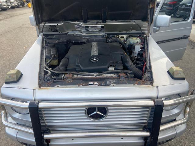 WDCYR49E02X130380 - 2002 MERCEDES-BENZ G 500 SILVER photo 7