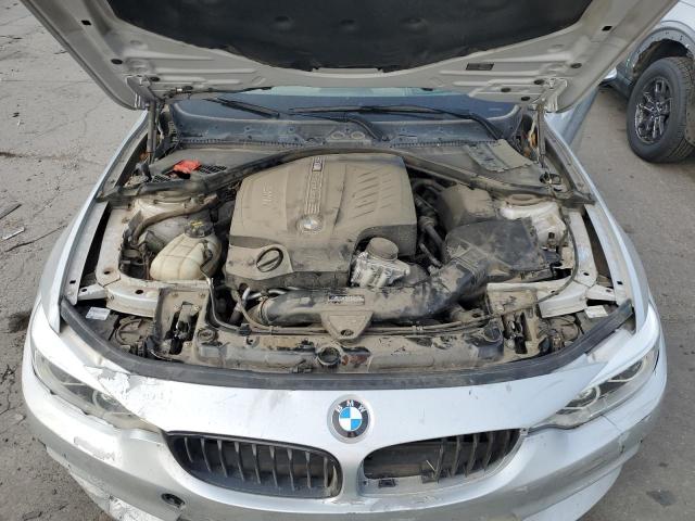 WBA3R5C56FK189531 - 2015 BMW 435 XI SILVER photo 11