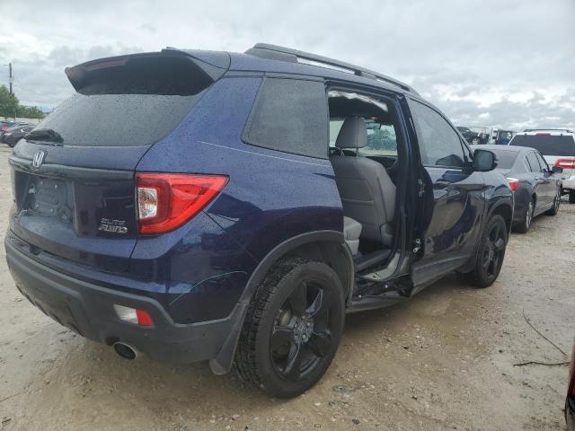 5FNYF8H0XLB007256 - 2020 HONDA PASSPORT ELITE BLUE photo 3