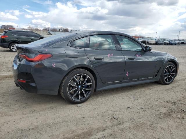 WBY43HD01SFU42446 - 2025 BMW I4 XDRIVE 40 GRAY photo 3