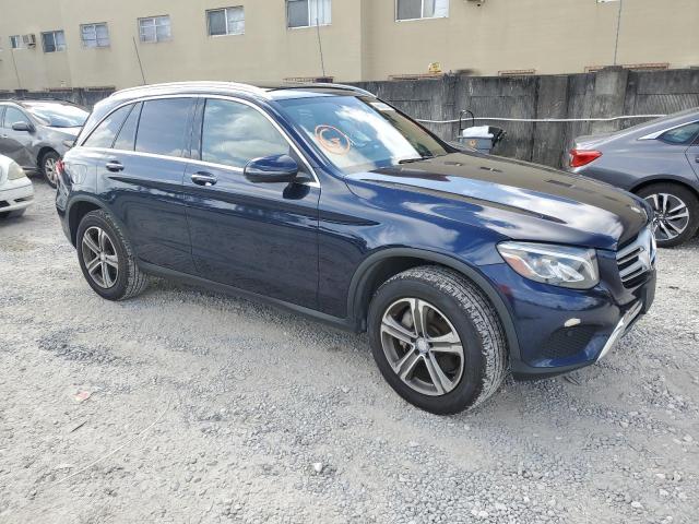 WDC0G4KB3HF154853 - 2017 MERCEDES-BENZ GLC 300 4MATIC BLUE photo 4