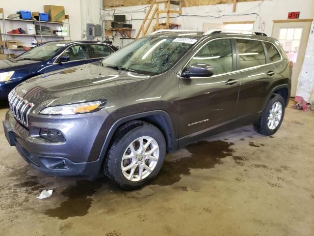 1C4PJMCS3EW250045 - 2014 JEEP CHEROKEE LATITUDE GRAY photo 1