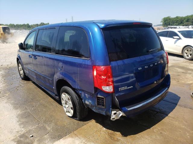 2D4RN4DG8BR776363 - 2011 DODGE GRAND CARA EXPRESS BLUE photo 3