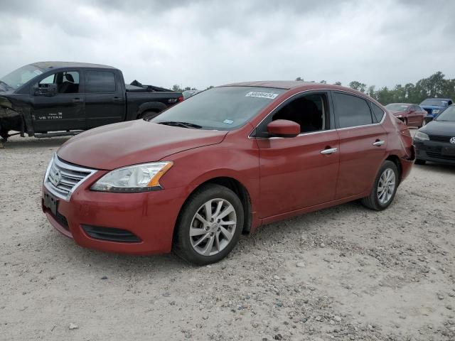 3N1AB7AP8FY382640 - 2015 NISSAN SENTRA S RED photo 1