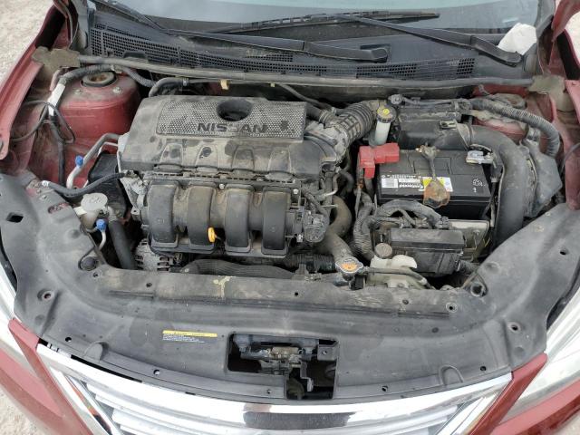 3N1AB7AP8FY382640 - 2015 NISSAN SENTRA S RED photo 11