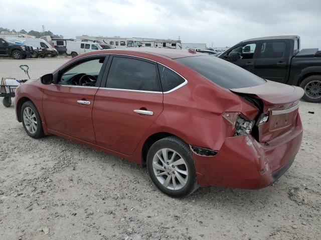 3N1AB7AP8FY382640 - 2015 NISSAN SENTRA S RED photo 2