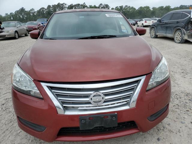 3N1AB7AP8FY382640 - 2015 NISSAN SENTRA S RED photo 5