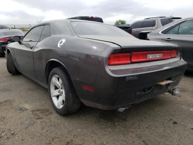 2C3CDYAG0EH242726 - 2014 DODGE CHALLENGER SXT GRAY photo 2