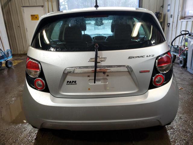 1G1JE6SB9E4112909 - 2014 CHEVROLET SONIC LTZ SILVER photo 6