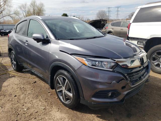 3CZRU6H51MM713484 - 2021 HONDA HR-V EX GRAY photo 4