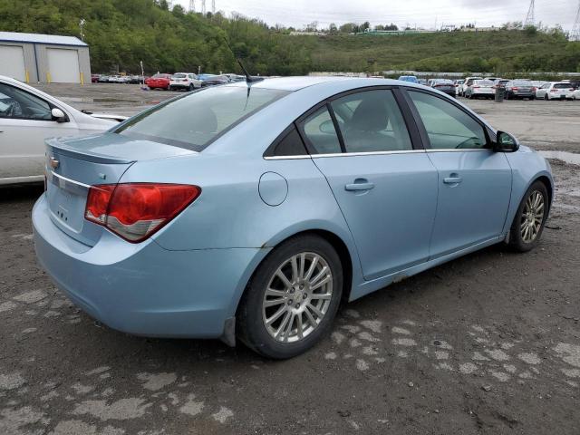 1G1PJ5S96B7295483 - 2011 CHEVROLET CRUZE ECO BLUE photo 3