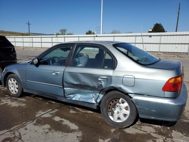 2HGEJ6613YH544006 - 2000 HONDA CIVIC BASE BLUE photo 2