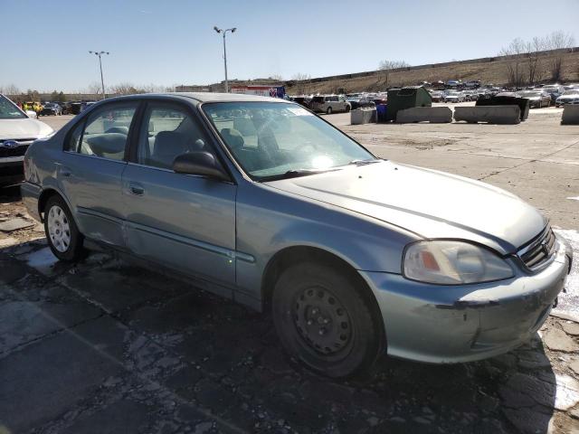 2HGEJ6613YH544006 - 2000 HONDA CIVIC BASE BLUE photo 4