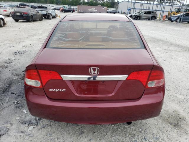 2HGFA1F94BH520687 - 2011 HONDA CIVIC EXL BURGUNDY photo 6