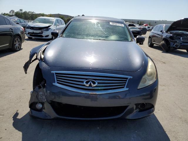 JN1CV6AR1DM760163 - 2013 INFINITI G37 GRAY photo 5