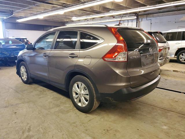 5J6RM4H76DL056799 - 2013 HONDA CR-V EXL TAN photo 2