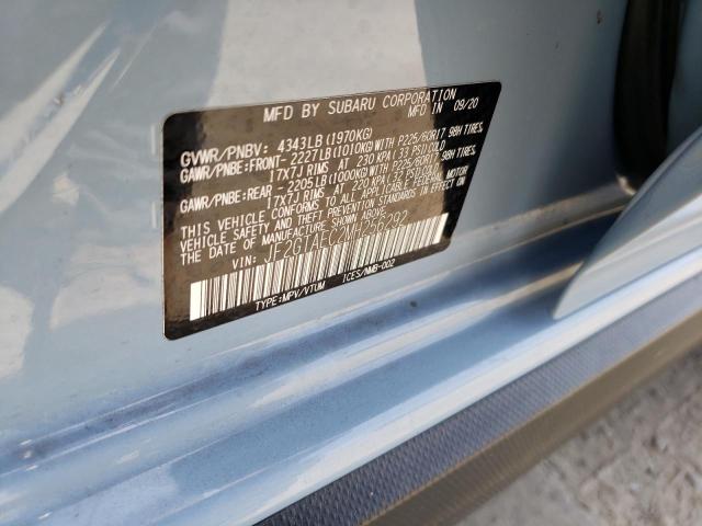 JF2GTAEC2MH256292 - 2021 SUBARU CROSSTREK PREMIUM 蓝色 照片 12