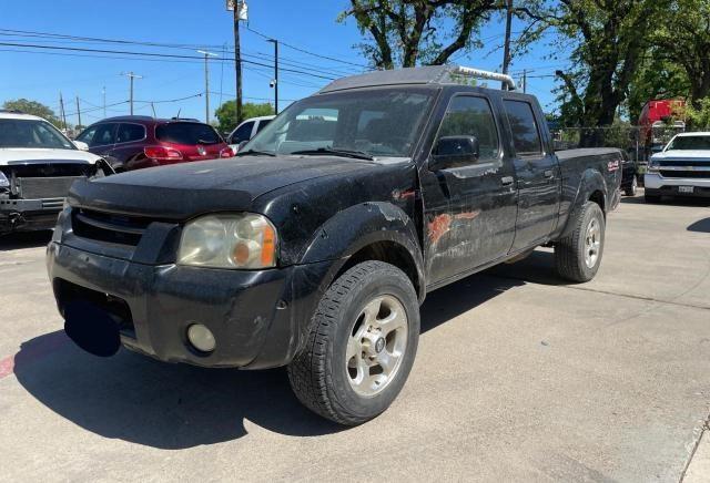 1N6MD29YX2C349997 - 2002 NISSAN FRONTIER CREW CAB SC BLACK photo 2