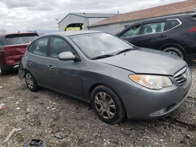 KMHDU4AD2AU036664 - 2010 HYUNDAI ELANTRA BLUE GRAY photo 4