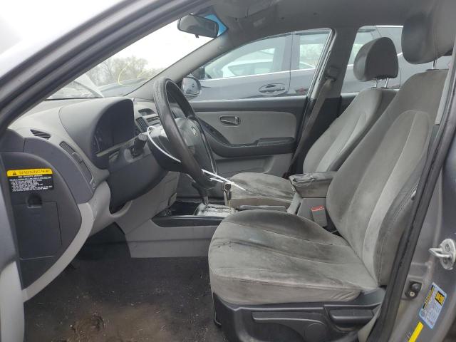 KMHDU4AD2AU036664 - 2010 HYUNDAI ELANTRA BLUE GRAY photo 7