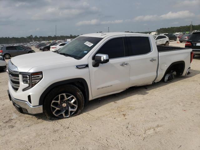 3GTPHDED0NG578452 - 2022 GMC SIERRA C1500 SLT WHITE photo 1