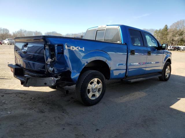 1FTFW1EF5EKD41630 - 2014 FORD F150 SUPERCREW BLUE photo 3