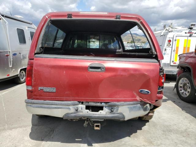 1FTWW32S32ED25952 - 2002 FORD F350 SUPER DUTY RED photo 6