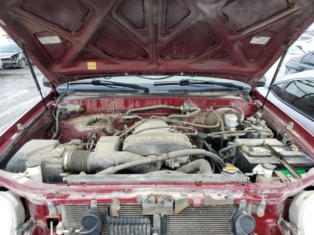 5TBBT44182S273318 - 2002 TOYOTA TUNDRA ACCESS CAB BURGUNDY photo 11