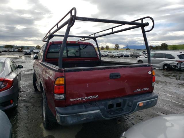 5TBBT44182S273318 - 2002 TOYOTA TUNDRA ACCESS CAB 勃艮第红 照片 2