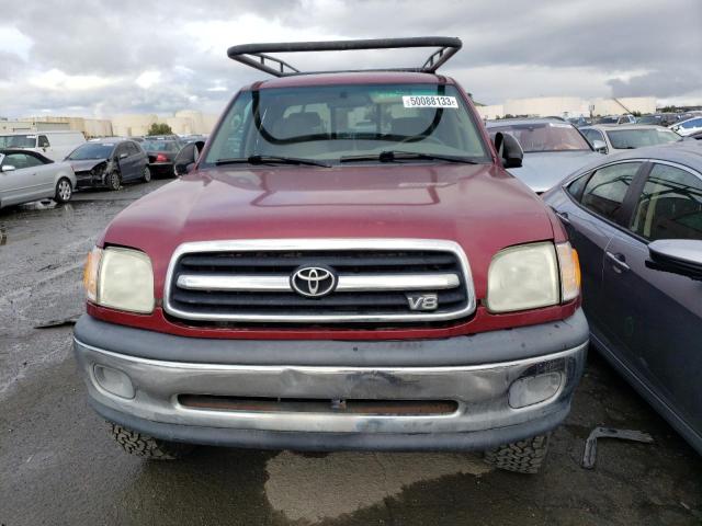 5TBBT44182S273318 - 2002 TOYOTA TUNDRA ACCESS CAB BURGUNDY photo 5