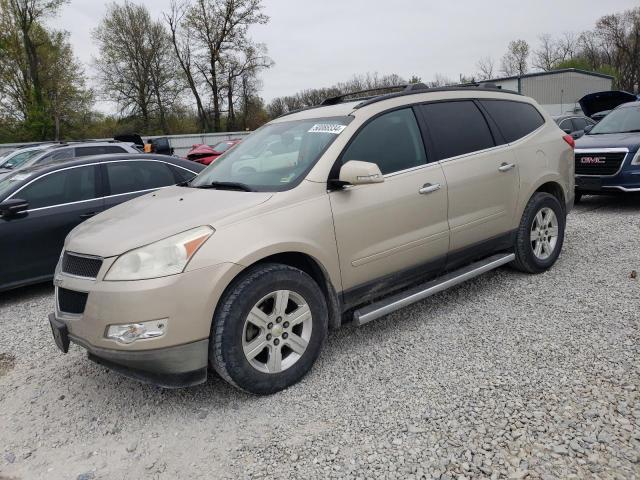 1GNKRGED1BJ351104 - 2011 CHEVROLET TRAVERSE LT GOLD photo 1