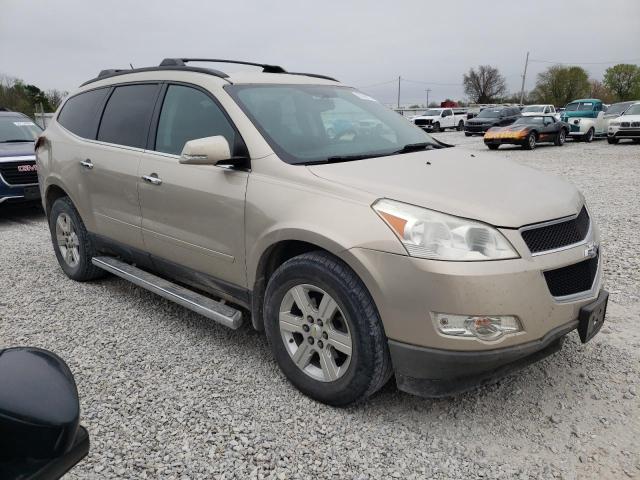 1GNKRGED1BJ351104 - 2011 CHEVROLET TRAVERSE LT GOLD photo 4