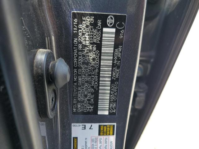 JTDKARFP8H3003429 - 2017 TOYOTA PRIUS PRIM 灰色 照片 13