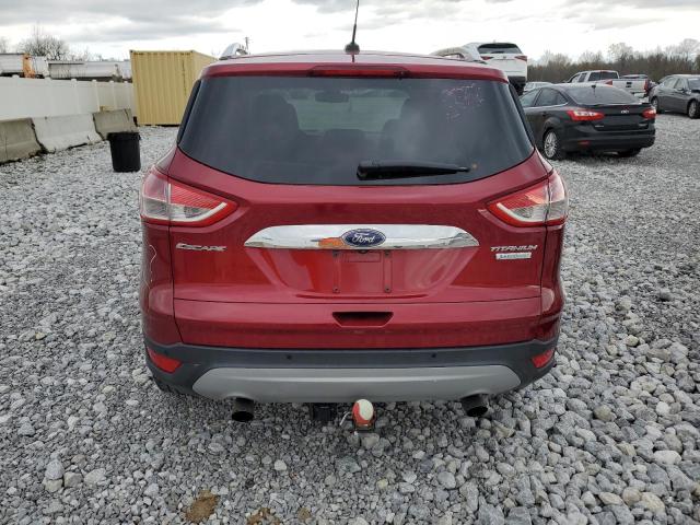 1FMCU0JX0EUE50787 - 2014 FORD ESCAPE TITANIUM RED photo 6