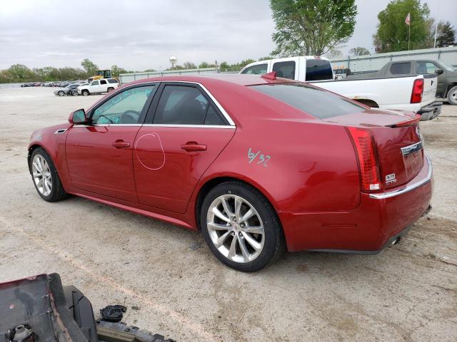 1G6DP5E38C0133187 - 2012 CADILLAC CTS PREMIUM COLLECTION RED photo 2