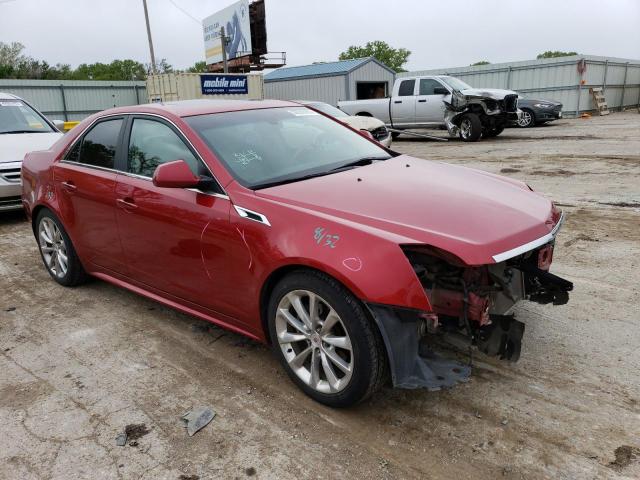 1G6DP5E38C0133187 - 2012 CADILLAC CTS PREMIUM COLLECTION RED photo 4