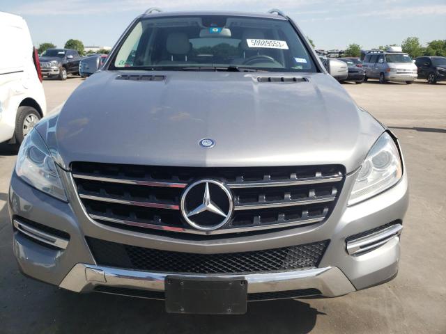 4JGDA5HBXEA417432 - 2014 MERCEDES-BENZ ML 350 4MATIC GRAY photo 5