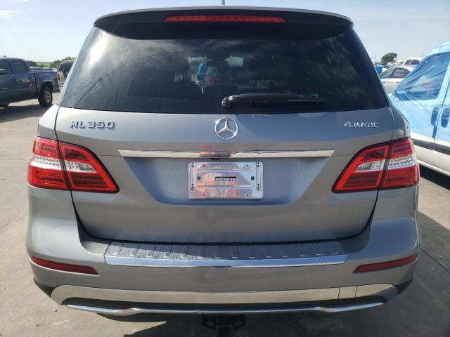 4JGDA5HBXEA417432 - 2014 MERCEDES-BENZ ML 350 4MATIC GRAY photo 6