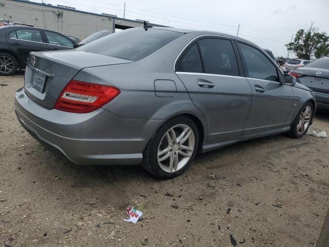 WDDGF4HB3CR217039 - 2012 MERCEDES-BENZ C 250 GRAY photo 3