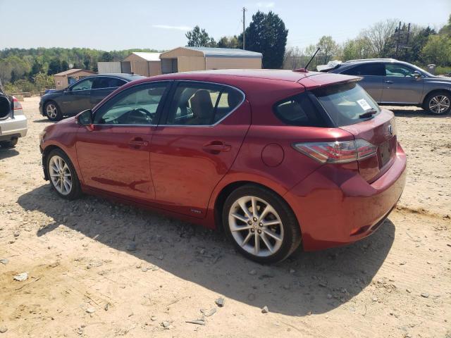 JTHKD5BH2D2154537 - 2013 LEXUS CT 200 RED photo 2