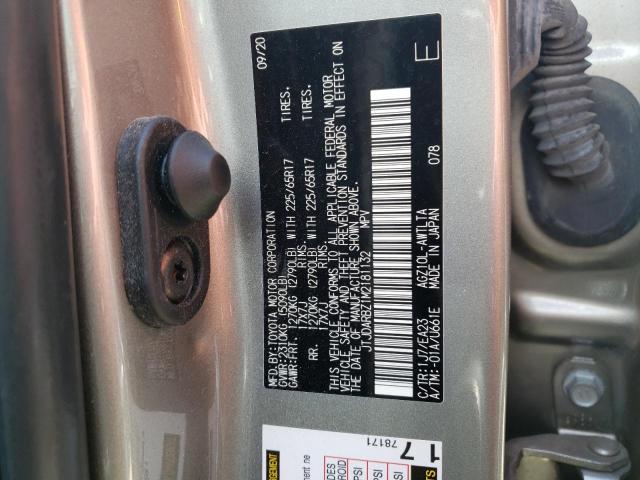 JTJDARBZ1M2181132 - 2021 LEXUS NX 300 BASE Gümüş foto 13